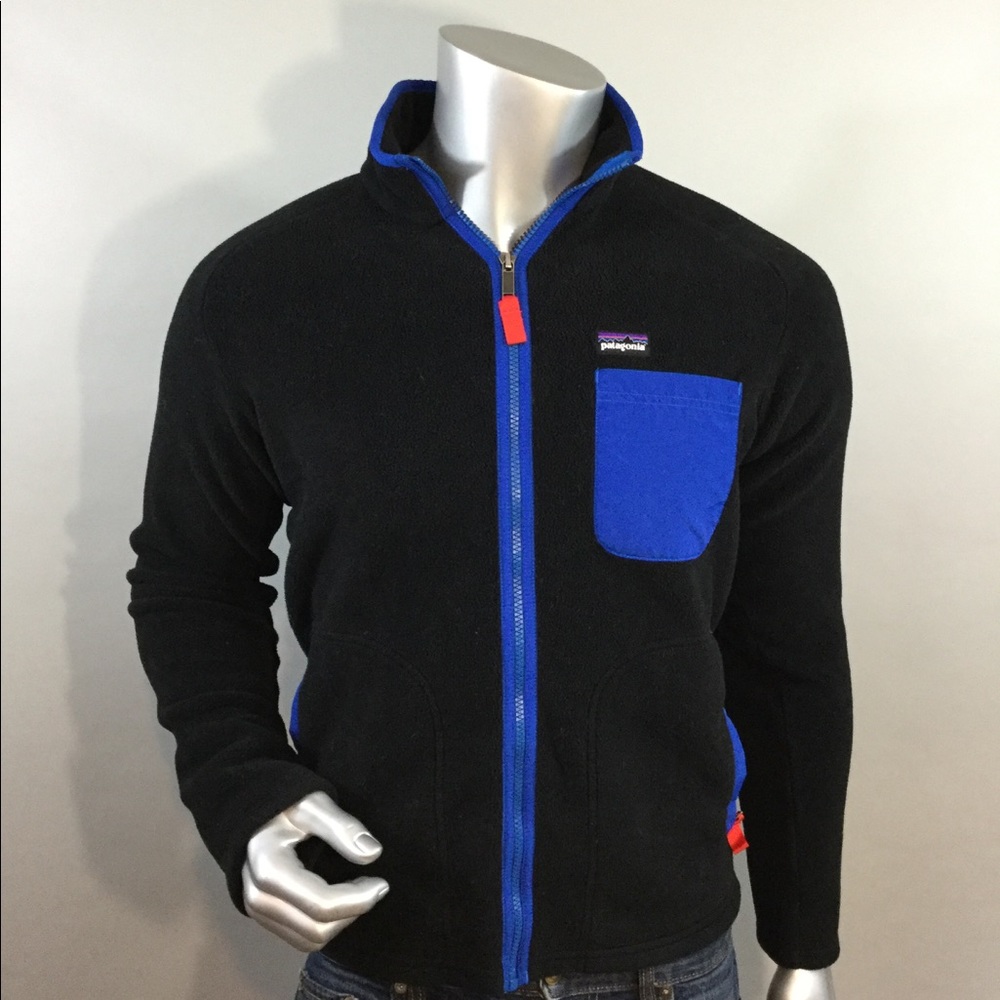 Patagonia Karsten Fleece black/blue size S Small
